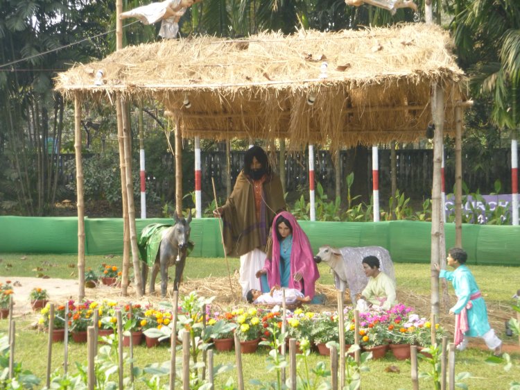 Navidad en Calcuta, India