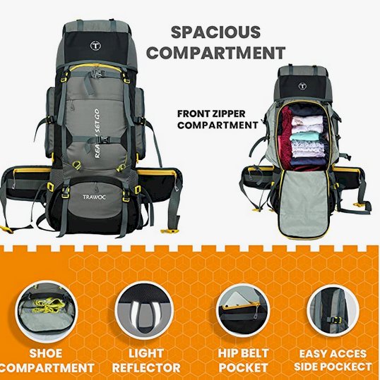 Travel Backpack for Outdoor Sports Camp Hiking Trekking Bag Camping Rucksack