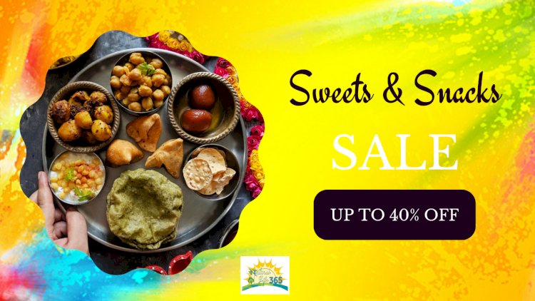 indian sweets and snack for Holi